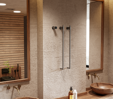 Рондо П2 350х760 электро Полотенцесушитель TERMINUS Оружейная сталь Анапа - фото 6 Рондо П2 350х760 электро Полотенцесушитель TERMINUS Оружейная сталь Анапа - фото 6