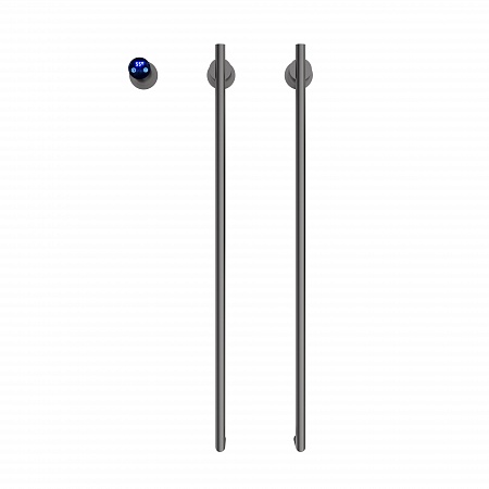 Рондо П2 350х760 электро Полотенцесушитель TERMINUS Оружейная сталь Анапа - фото 2 Рондо П2 350х760 электро Полотенцесушитель TERMINUS Оружейная сталь Анапа - фото 2